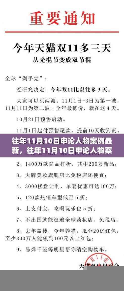 往年11月10日申论人物案例解析指南,最新案例与步骤解析