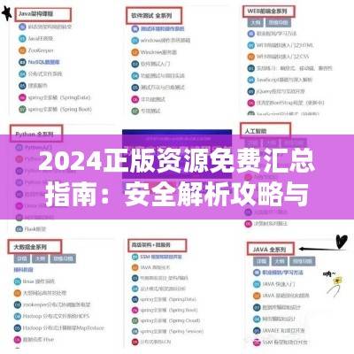 2024正版资源免费汇总指南:安全解析攻略与SDK958.79升级版介绍