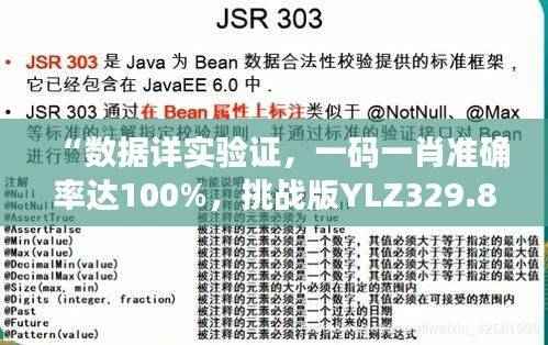 “数据详实验证,一码一肖准确率达100%,挑战版YLZ329.81解析揭秘”