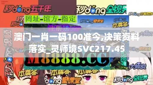 澳门一肖一码100准今,决策资料落实_灵师境SVC217.45