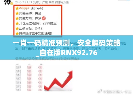 一肖一码精准预测,安全解码策略_自在版RNX92.76