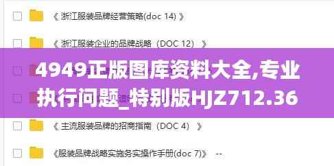 4949正版图库资料大全,专业执行问题_特别版HJZ712.36