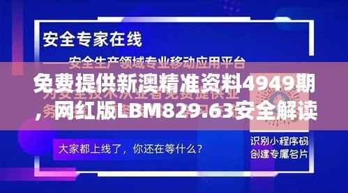 免费提供新澳精准资料4949期,网红版LBM829.63安全解读方案