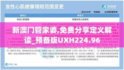 新澳门管家婆,免费分享定义解读_预备版UXH224.96