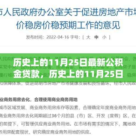 深度解读,历史上的11月25日公积金贷款政策变迁与最新动态