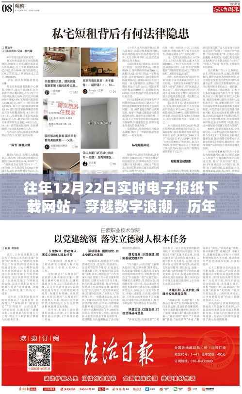 历年12月22日电子报纸下载网站,数字浪潮中的回眸与影响