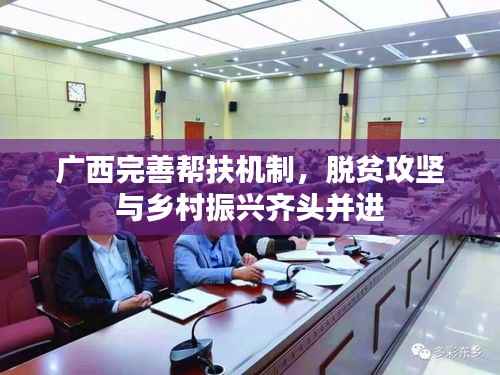 广西完善帮扶机制,脱贫攻坚与乡村振兴齐头并进