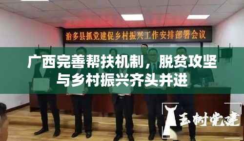 广西完善帮扶机制,脱贫攻坚与乡村振兴齐头并进